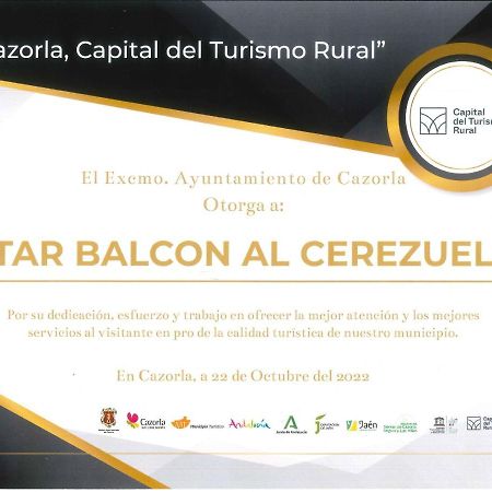 קאסורלה Alojamiento Balcon Al Cerezuelo מראה חיצוני תמונה